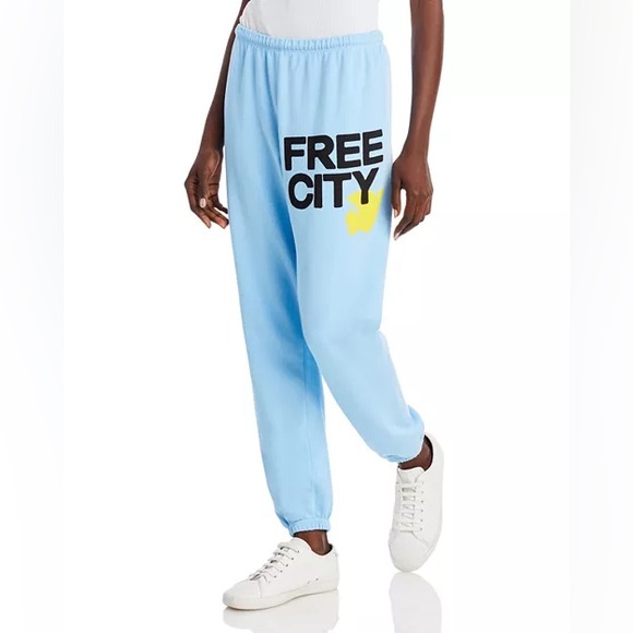 Freecity Light Blue Track Pants